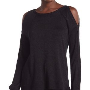 Vince Camuto Black Cold Shoulder top